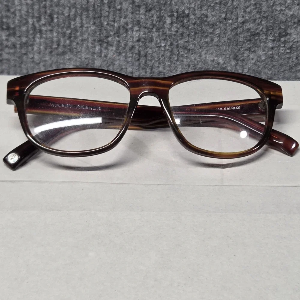Warby Parker Sloan 230 Eyeglasses Tortoise Shell Frames 50-17-140 Brown Amber